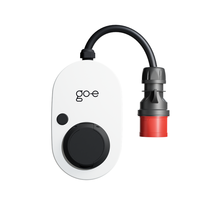 go-e Charger Gemini flex, mobile Wallbox, Frontansicht